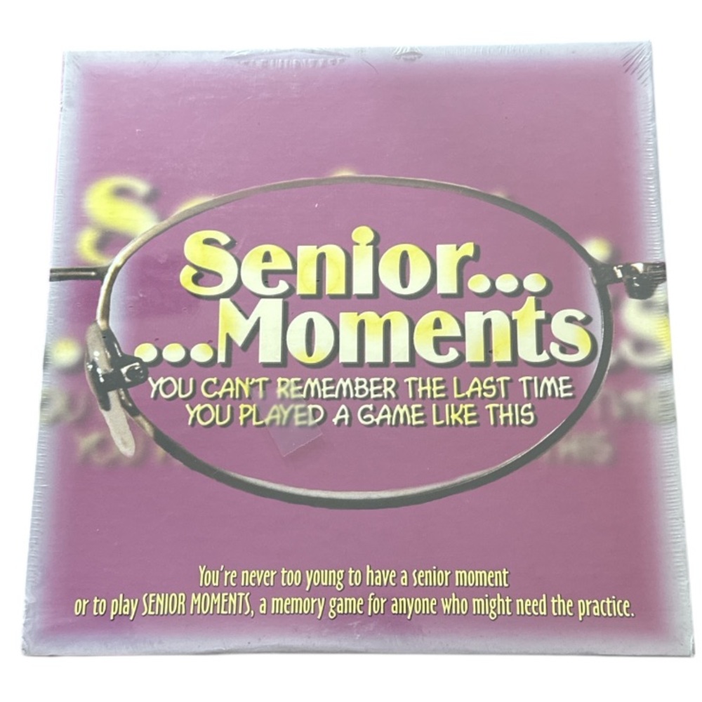 Senior Moments Board Game Gift Ready New